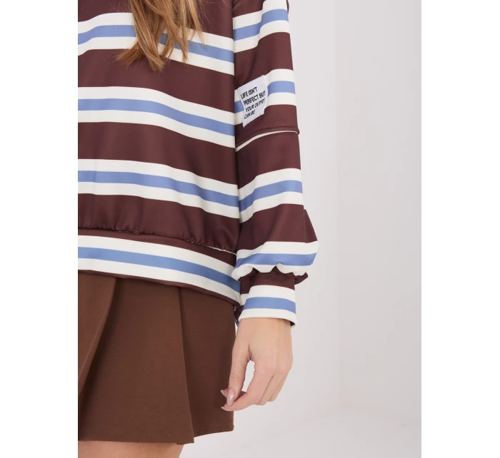 Mikina IT BL 9780 1.48 tmavohnedá