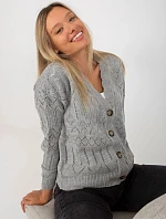 Dámsky sveter LC SW 8022 sivý