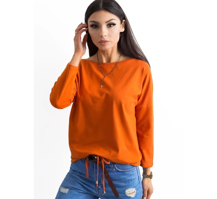 Blúzka RV BZ 4691.44P tmavo oranžová