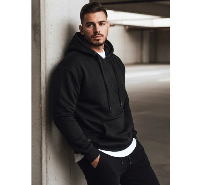 Pánska čierna mikina FashionStreet BX5933