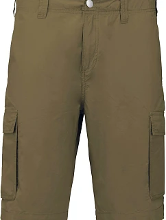 Kariban K 755 Pánske bermudy 20.K755 svetlo khaki