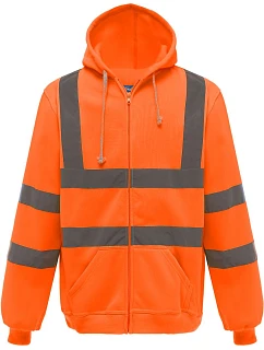 07 HiVis mikina s kapucí hi vis orange model 22501884 - Yoko