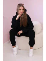 Bavlnená súprava s čiernou potlačou