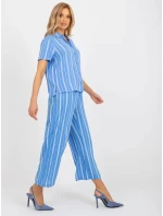 Blúzka D73771M11063A modrá