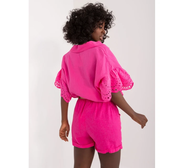 DHJ šortky SN 2598.28X fuchsiová