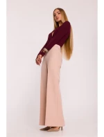 M875 Široké nohavice - béžové