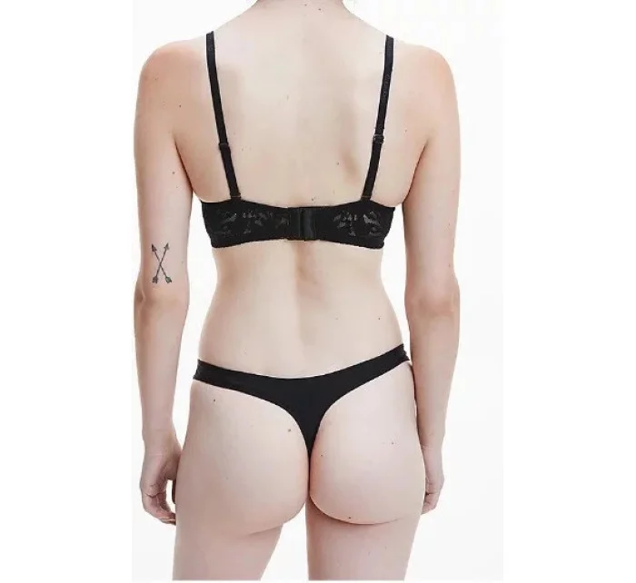 Dámske tangá QF6941E UB1 čierna - Calvin Klein