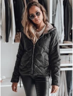 FashionStreet dámska čierna bunda TY4240