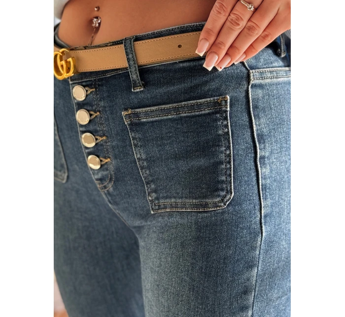 Dámské džínové kalhoty modré Dstreet model 21985585 - FashionStreet