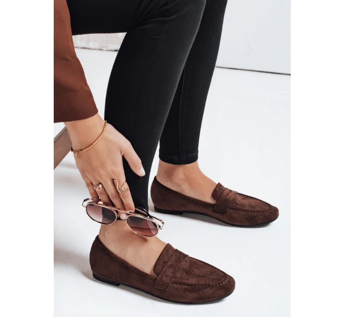 Dámské semišové hnědé mokasíny Dstreet model 21993229 - FashionStreet Dámské semišové hnědé mokasíny Dstreet model 21993229 - FashionStreet
