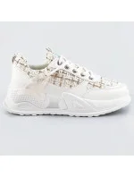 Bílé dámské sportovní boty model 17241281 - C'M Paris