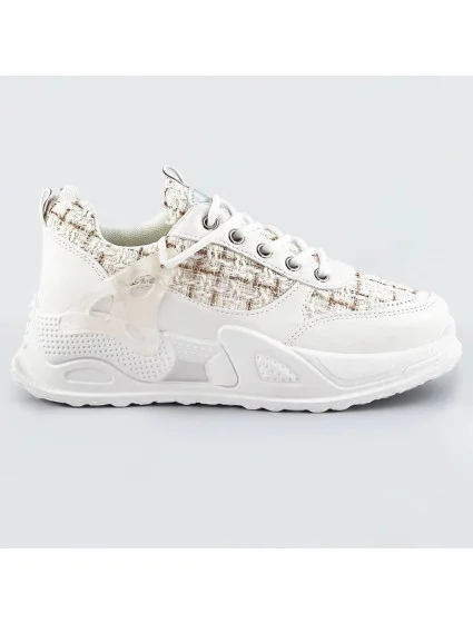 Bílé dámské sportovní boty model 17241281 - C'M Paris