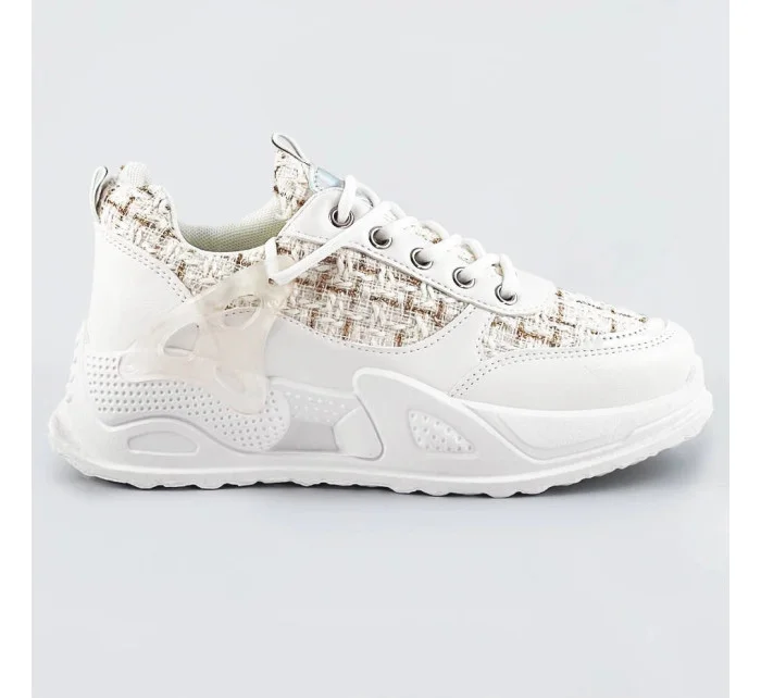 Bílé dámské sportovní boty model 17241281 - C'M Paris