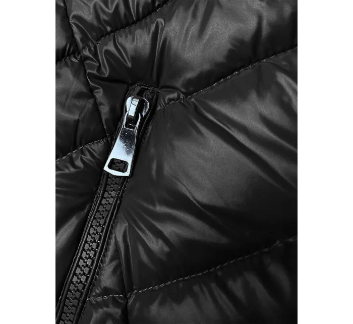 Černá dámská prošívaná zimní bunda model 21246591 - MELYA MELODY