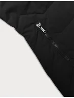 Černá dámská bunda s kapucí model 21247064 - J.STYLE