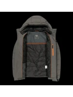 Pánska zimná športová bunda s kapucňou CMP sivá (34K0167/E910)