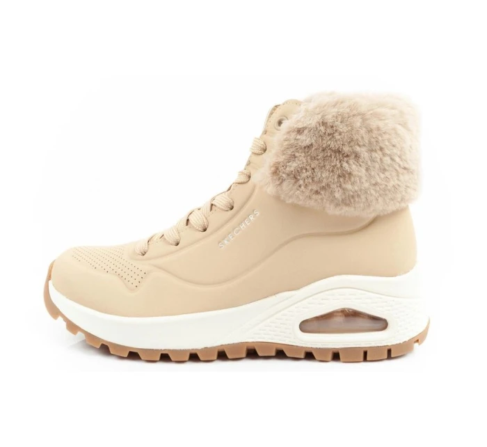 Uno model 21394757 dámská sportovní obuv zateplené boty zimní hnědé dámské - Skechers
