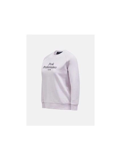 Bluza Peak Performance W Original Crew fioletowy