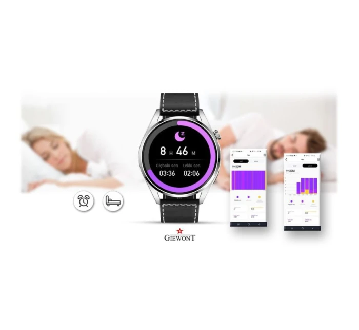 Chytré hodinky Vertex Leather model 21804813 - Giewont Chytré hodinky Vertex Leather model 21804813 - Giewont