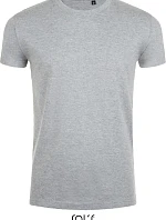 Pánske tričko SOL'S Imperial Fit „Slim Fit“ 25.0580, šedá melírovaná