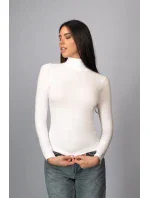 Dámsky sveter s rolákom a kašmírovou zmesou Intimidea Farba: