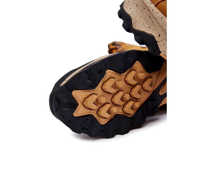 Pánské zateplené trekové boty model 21603169 velbloud - Cross Jeans