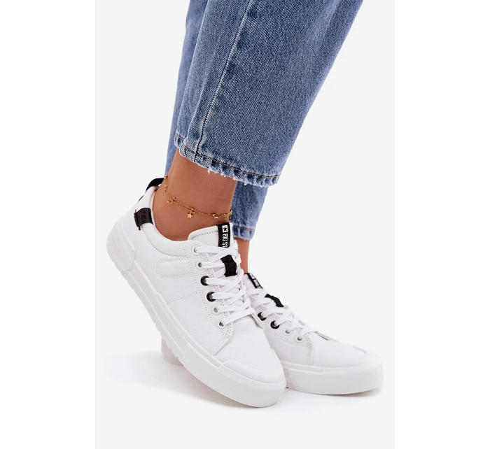 Dámské tenisky Big Star NN274444 Memory Foam systém Bílé Dámské tenisky Big Star NN274444 Memory Foam systém Bílé