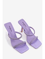 Dámské lodičky zdobené krystaly fialové Vittoria Dámské lodičky zdobené krystaly fialové Vittoria