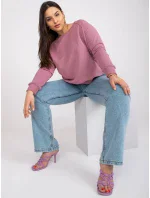 Mikina RV BL 6326.02X tmavo ružová