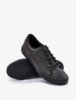 Pánske nízke tenisky z ECO kože Big Star - čierne