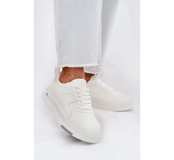 Dámské nízké tenisky Big Star – bílé | HI-POLY SYSTEM Dámské nízké tenisky Big Star – bílé | HI-POLY SYSTEM