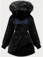 DAMSKA ZIMOWA KURTKA Z KAPTUREM CZARNA model 21242317 - Ann Gissy