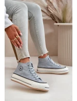 Zateplené Dámské Tenisky Na Platformě Eko Kůže Big Star model 21669567 Modré - Big Star Shoes