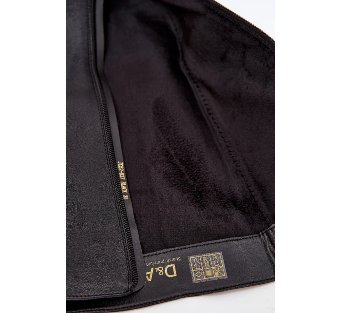 Kožené dámské kozačky na nízkém podpatku s D&A Černé model 21715489 - S.Barski Kožené dámské kozačky na nízkém podpatku s D&A Černé model 21715489 - S.Barski