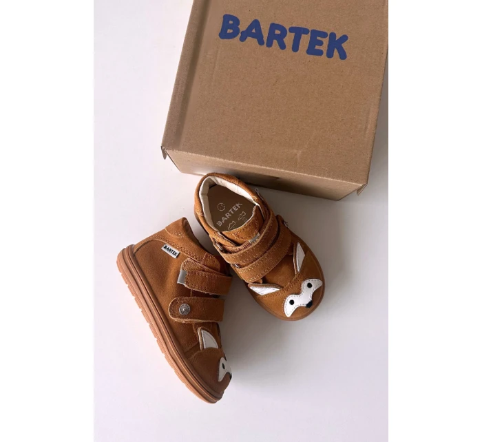 Kožené Dětské Boty Pro S   Světle Hnědé model 21958938 - Bartek S.A.