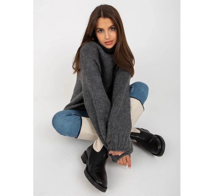 Dámsky sveter LC SW 3018.97P tmavo šedý