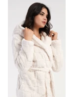 Dámsky krátky župan s kapucňou Karolína