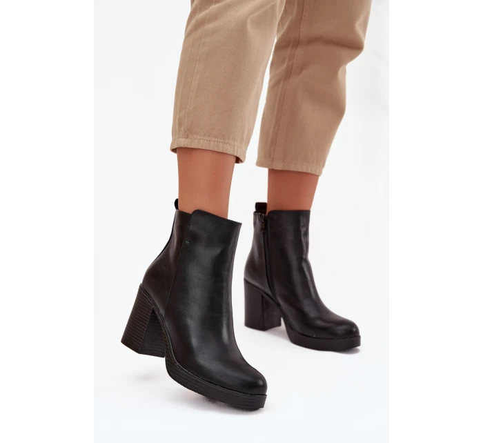 Topánky na podpätku model 220709 Step in style