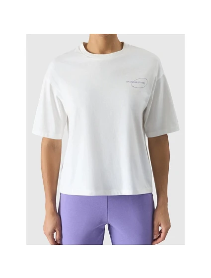 Dámské tričko oversize s potiskem model 21907595 - 4F