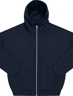 B&C Influence Zip Hood Ťažká mikina s kapucňou v oversize strihu 01.IZ03 tmavomodrá