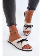 Dámské sandály z eko kůže Big Star model 21653779 Bílé - Big Star Shoes Dámské sandály z eko kůže Big Star model 21653779 Bílé - Big Star Shoes
