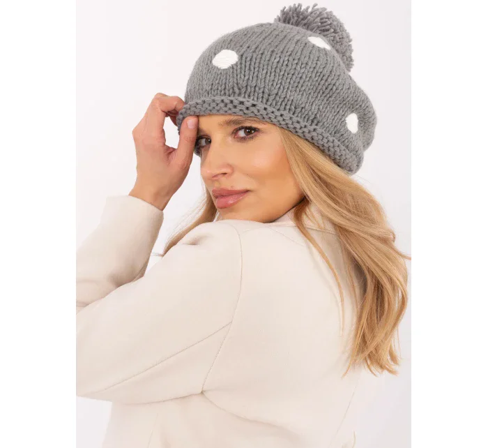 Czapka AT CZ model 20752313 szary - FPrice