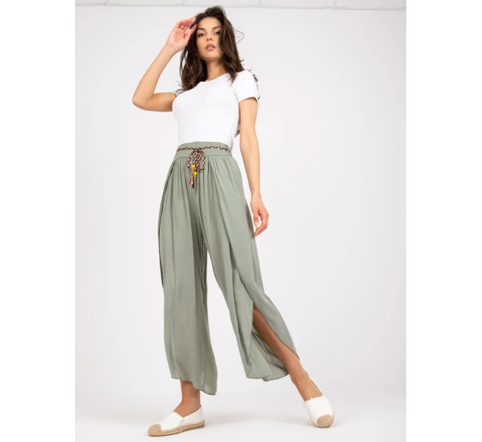 Dámske nohavice TW SP BI 81378.24P khaki Dámske nohavice TW SP BI 81378.24P khaki