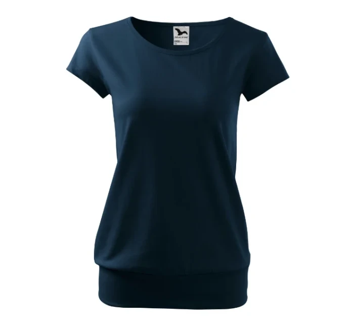 Mestské tričko dámske tmavomodré