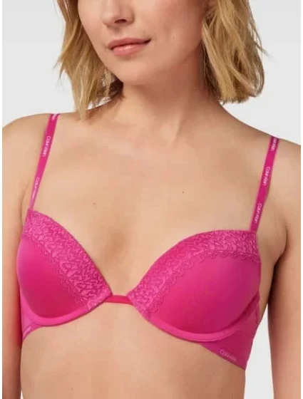 Podprsenka push-up QF5145E VHZ ružová - Calvin Klein