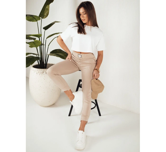 Dámské tepláky béžové Dstreet model 21972352 - FashionStreet