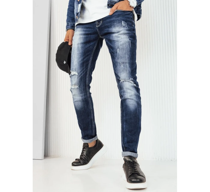 Pánské modré džínové kalhoty Dstreet model 21974458 - FashionStreet Pánské modré džínové kalhoty Dstreet model 21974458 - FashionStreet