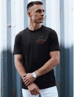 Pánské černé tričko Dstreet model 21975573 - FashionStreet Pánské černé tričko Dstreet model 21975573 - FashionStreet