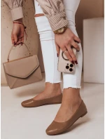 Dámske baleríny FRLINE khaki FashionStreet ZY0669