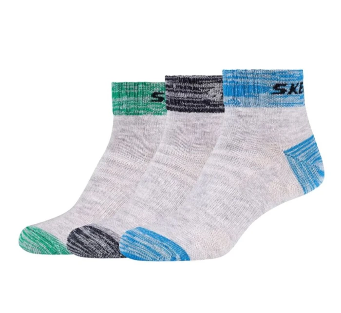 Skechers 3PPK Wm Mesh Ventilation Quarter Socks SK42022-9200 Grey 27-30 Skechers 3PPK Wm Mesh Ventilation Quarter Socks SK42022-9200 Grey 27-30
